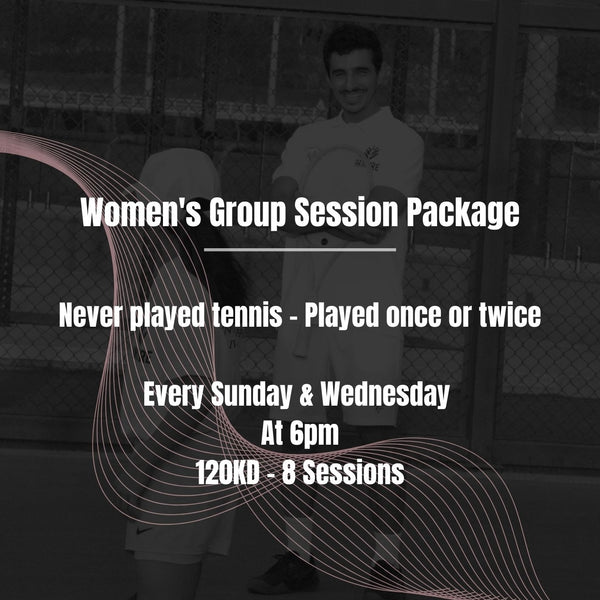 Women’s Group Monthly Package  (Never hit a ball / once or twice) at 6pm