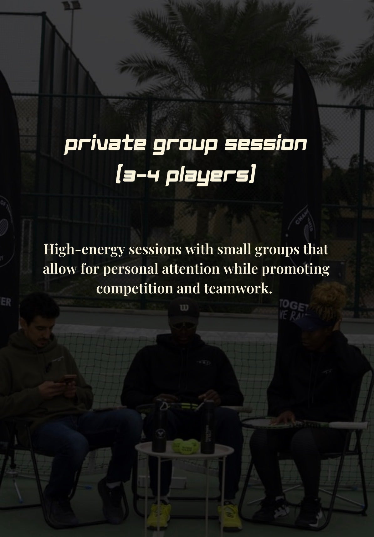 Group Session (3-4 players) Court 2