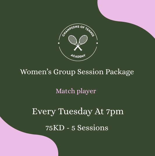 Women’s Group Session Package (Match player )
