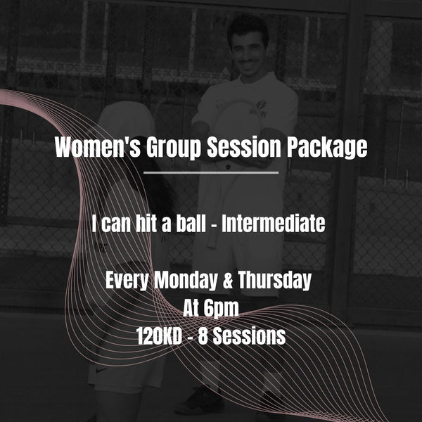 Women’s Group Monthly Package (I can hit a ball) at 6pm