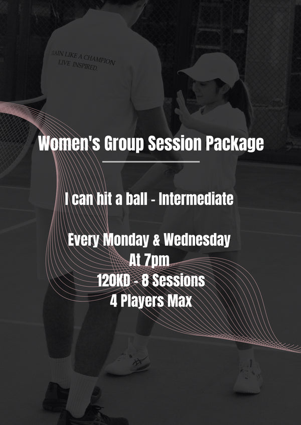 Women’s Group Monthly Package (I can hit a ball) at 7pm