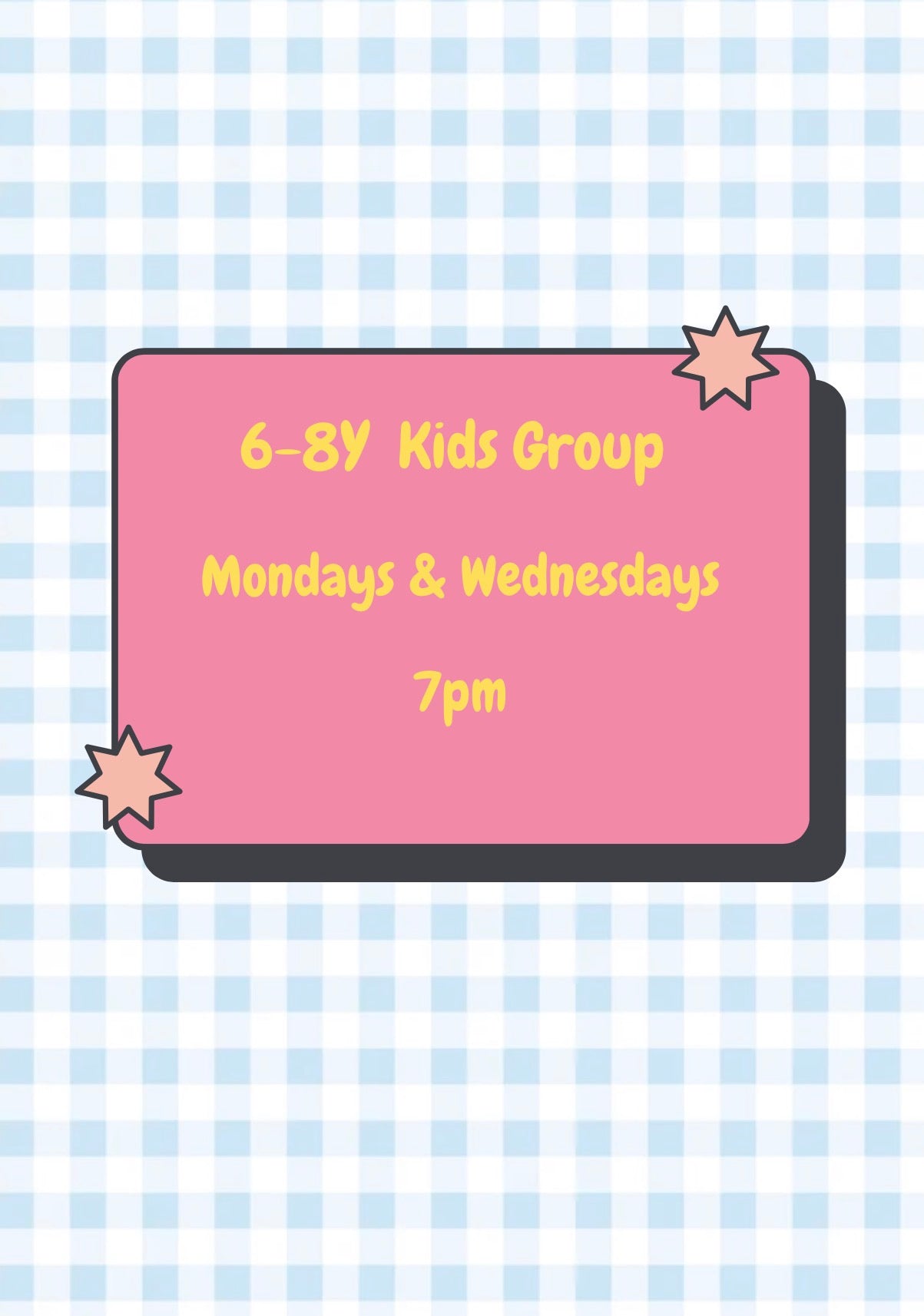 6-8Y Kids Group Package