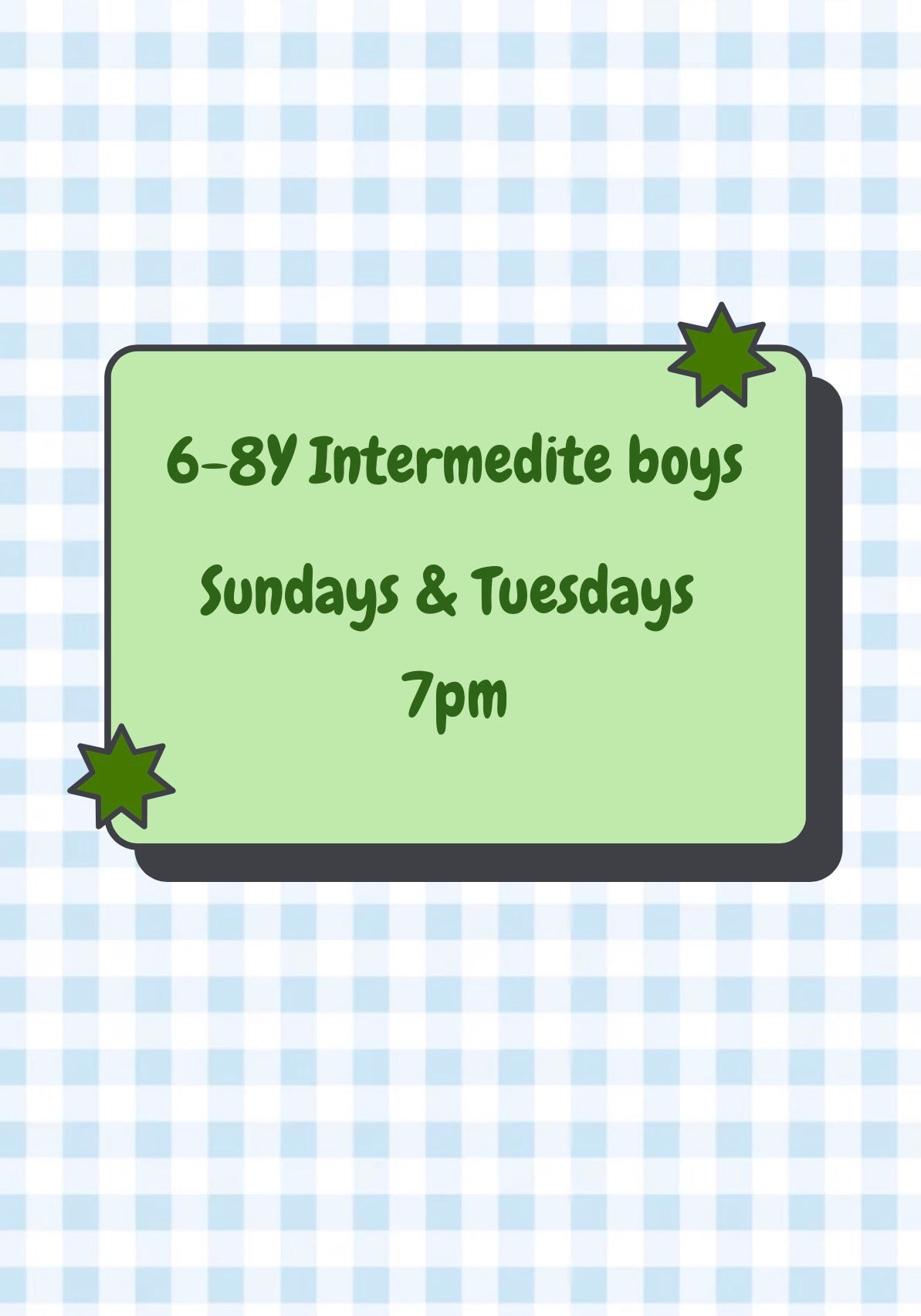 6-8Y Intermediate