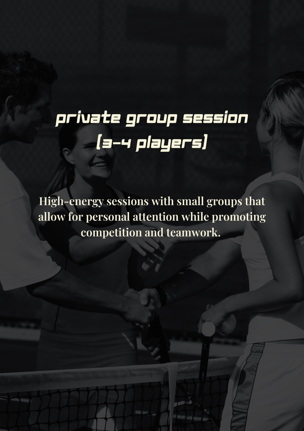 Group Session (3-4 players) Court 1