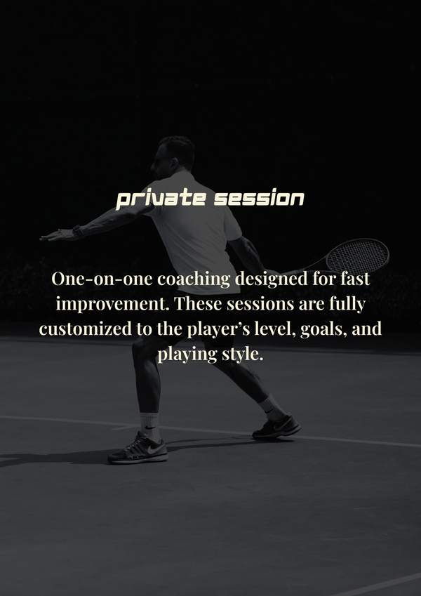 Private Session (1 player) Court 1